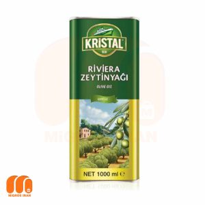 روغن زیتون کریستال Kristal قوطی فلزی حجم 1 لیتری 