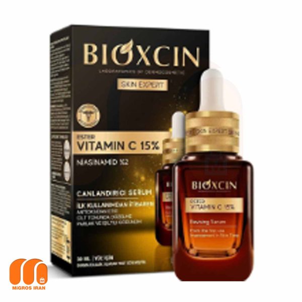 سرم مرطوب کننده صورت بیوکسین bioxcin حاوی هیالورونیک اسید 3% حجم 30 میل