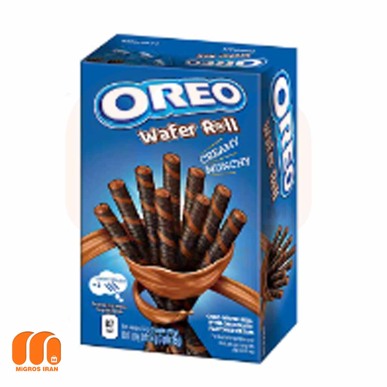 شوکو رول اوریو Oreo مدل wafer roll با طعم کرم شکلاتی 54 گرم