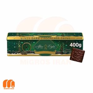 شکلات تلخ افتر ایت نستله Nestle After Eight مدل Minty با کرم نعنایی 400 گرم