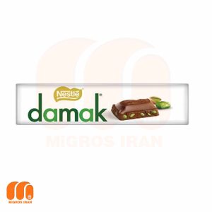 شکلات داماک نستله Nestle DAMAK با مغز پسته و روکش شکلاتی 18 گرم