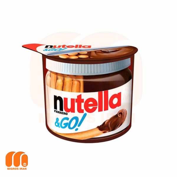 شکلات صبحانه نوتلا Nutella & Go با کراکر چوبی 52 گرم