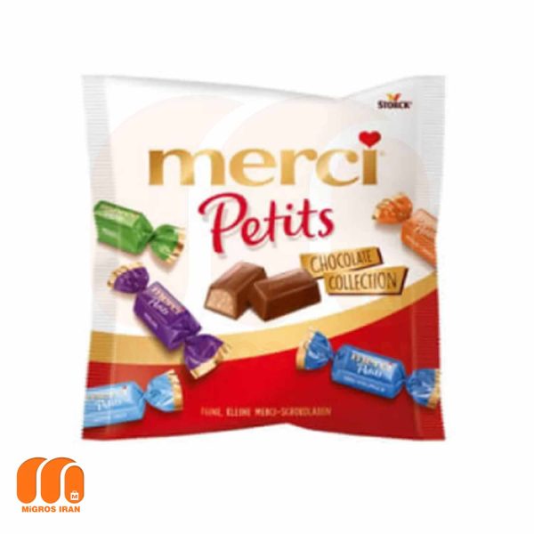 شکلات مرسی میکس merci Petits با انواع طعم متفاوت 125 گرم