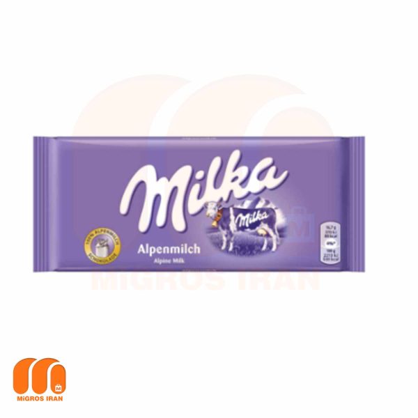 شکلات میلکا Milk مدل Alpine وزن 100 گرم