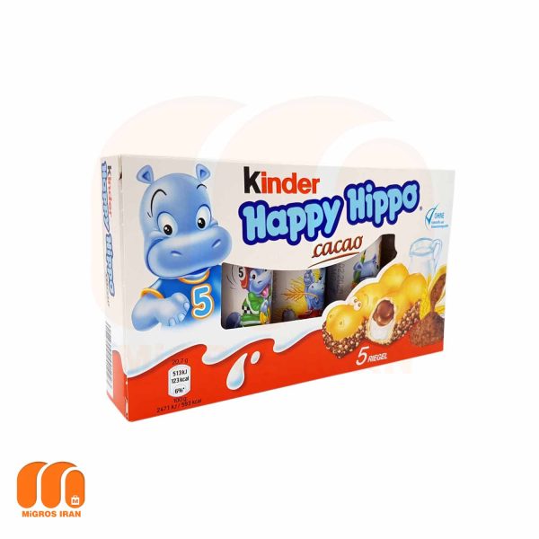 شکلات کیندر Kinder مدل Happy Hippo وزن 103 گرم 5 عددی