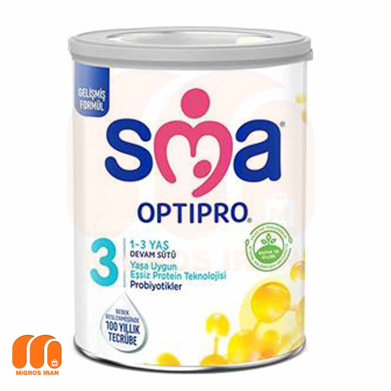 شیر خشک SMA Pro اس ام ای اپتی پرو شماره 3 مناسب 1 تا 3 سالگی 800 گرم