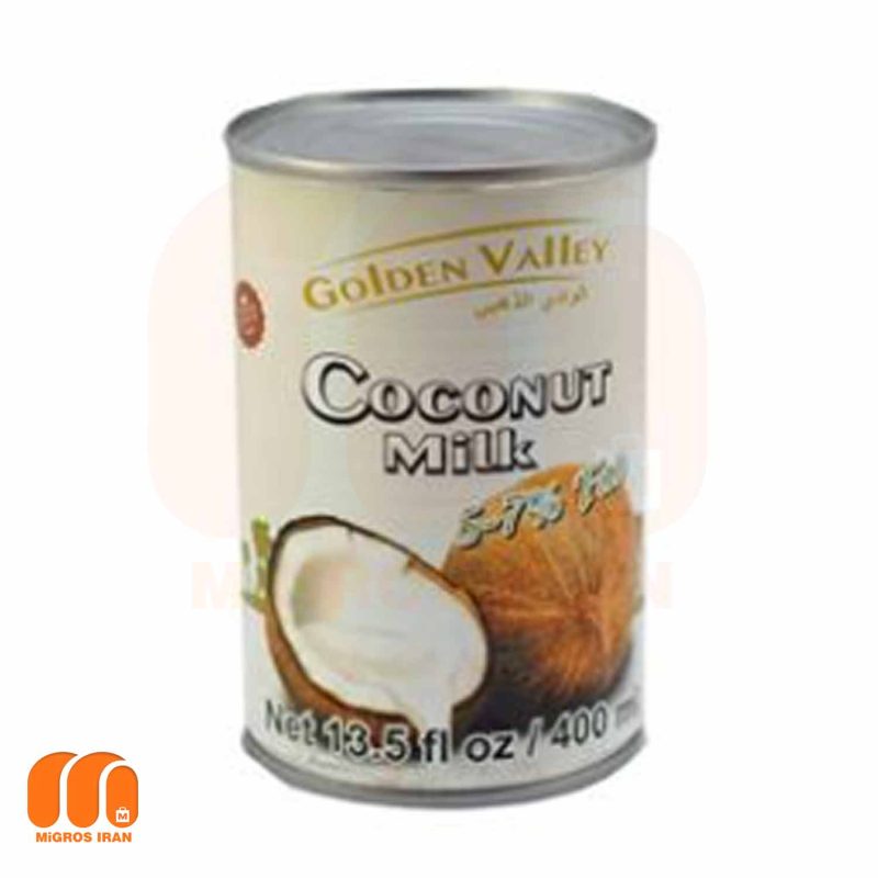 شیر نارگیل گلدن والی Golden valley حجم 400 میل