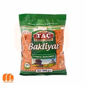 عدس قرمز تاچ Tac مدل Bakliyat وزن 1000 گرم