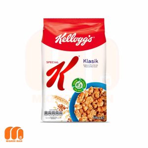 غلات بار صبحانه کلاگز Kelloggs حاوی گندم و غلات برنج وزن 420 گرم