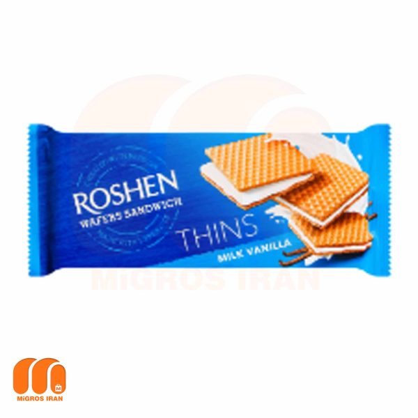 ویفر روشن ROSHEN با طعم شیر و وانیل 55 گرم