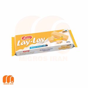 ویفر ناتی Nati لی لی Lay-Lay با طعم موز 500 گرم