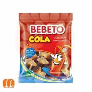 پاستیل ببتو Bebeto طرح نوشابه مدل Cola وزن 80 گرم