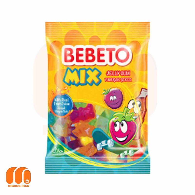 پاستیل ببتو Bebeto مدل MIX وزن 80 گرم