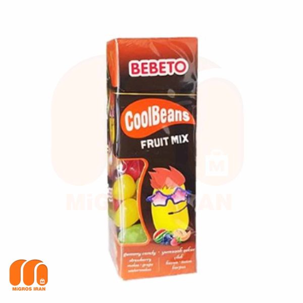 پاستیل ببتو Bebetto مدل Cool Beans با طعم انواع میوه 30 گرم