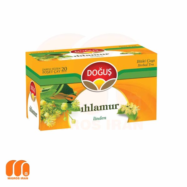 چای ihlamur دوغوش Doğuş با طعم نعناع گياهی 50 گرم 20 عددی