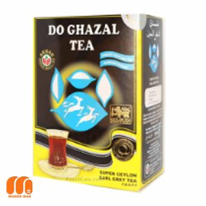 چای دوغزال Do Ghazal مدل ارل گری Earl Grey سیاه معطر پاکتی 500 گرم