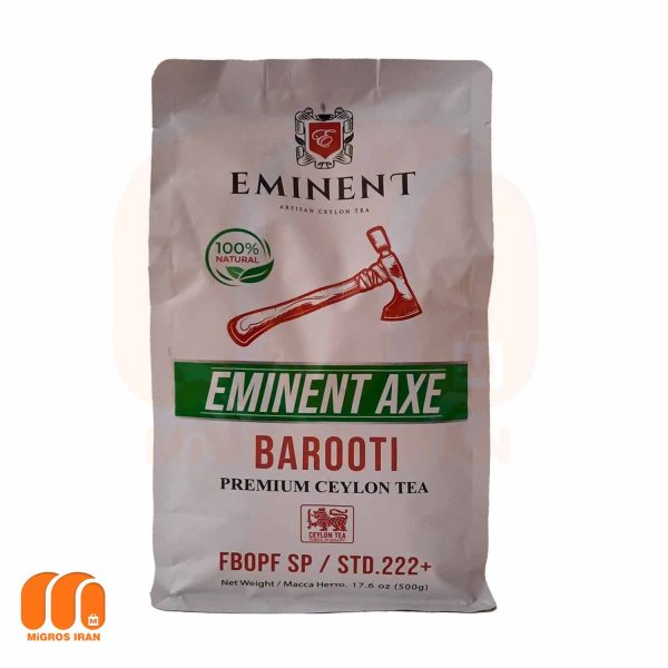 چای سیاه چکش سبز امیننت Eminent مدل Barooti وزن 500 گرم