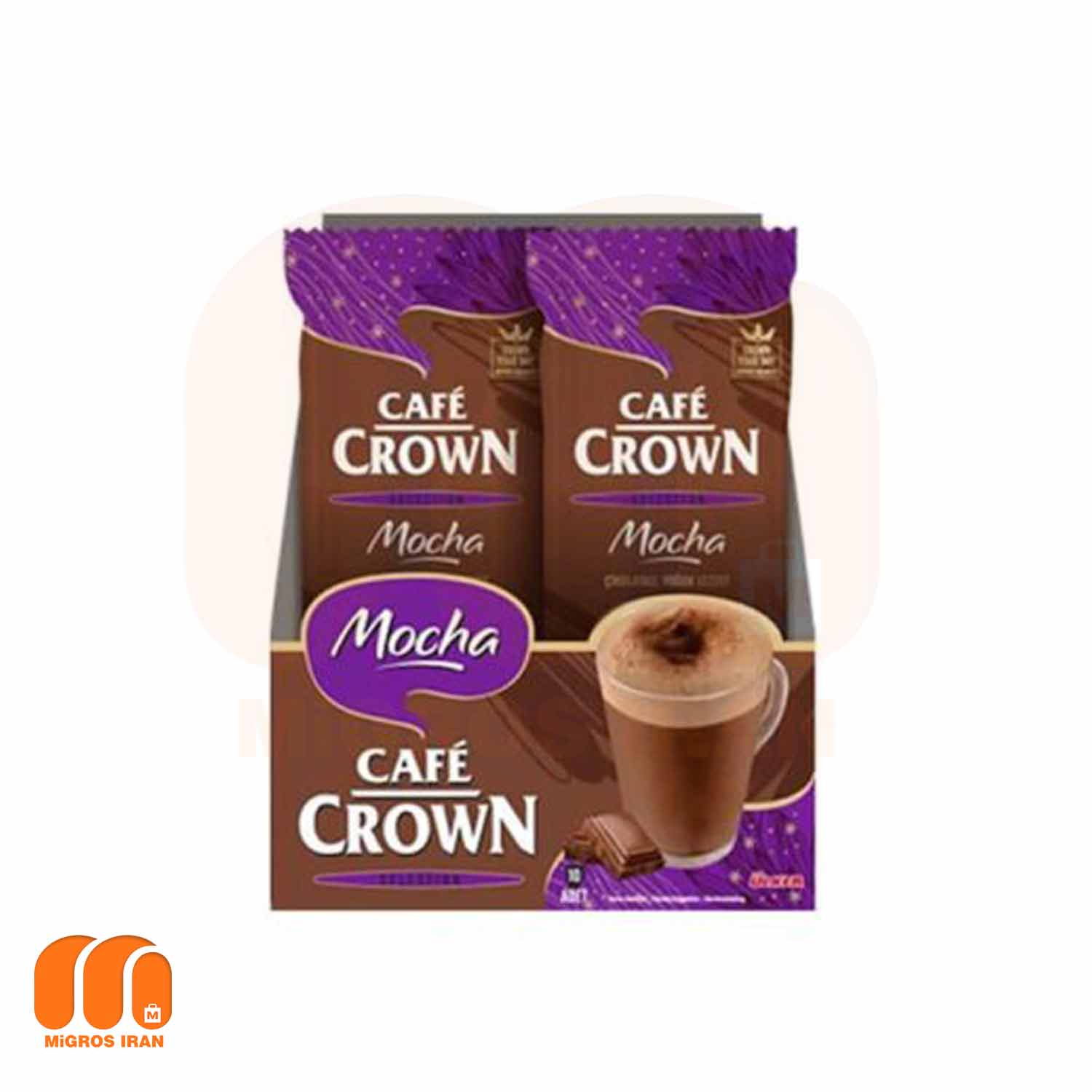 کافه کراون موکا فوری اولکر Mocha cafe CROWN وزن 220 گرم