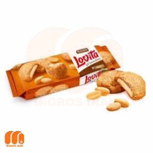 کوکی لاویتا روشن Roshen Lovita Peanut با کرم بادام زمینی 150 گرم