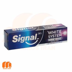 یر دندان سفید کننده سیگنال Signal سری White System مدل Guclu Beyazlik حجم 75 میل