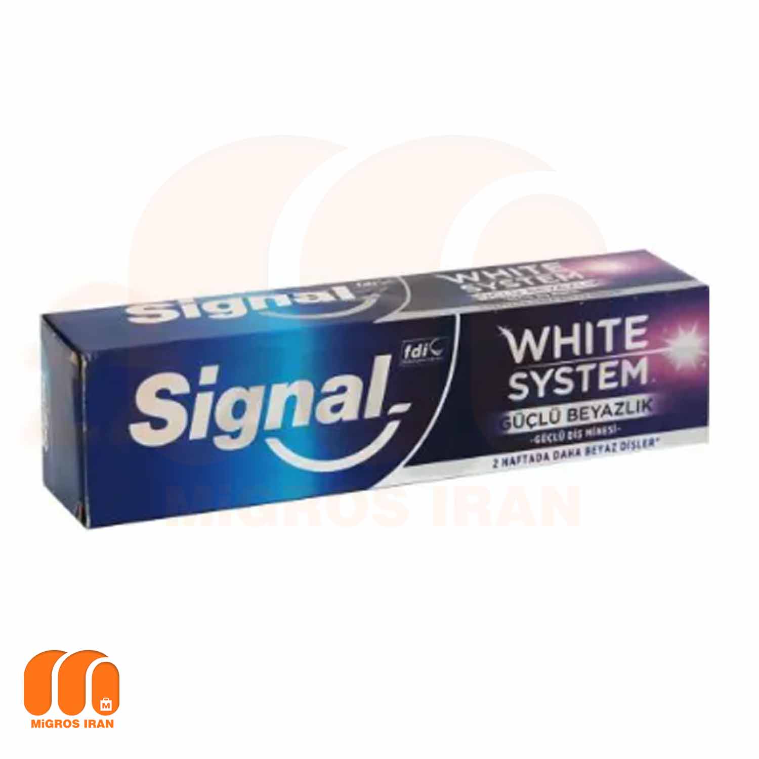 یر دندان سفید کننده سیگنال Signal سری White System مدل Guclu Beyazlik حجم 75 میل