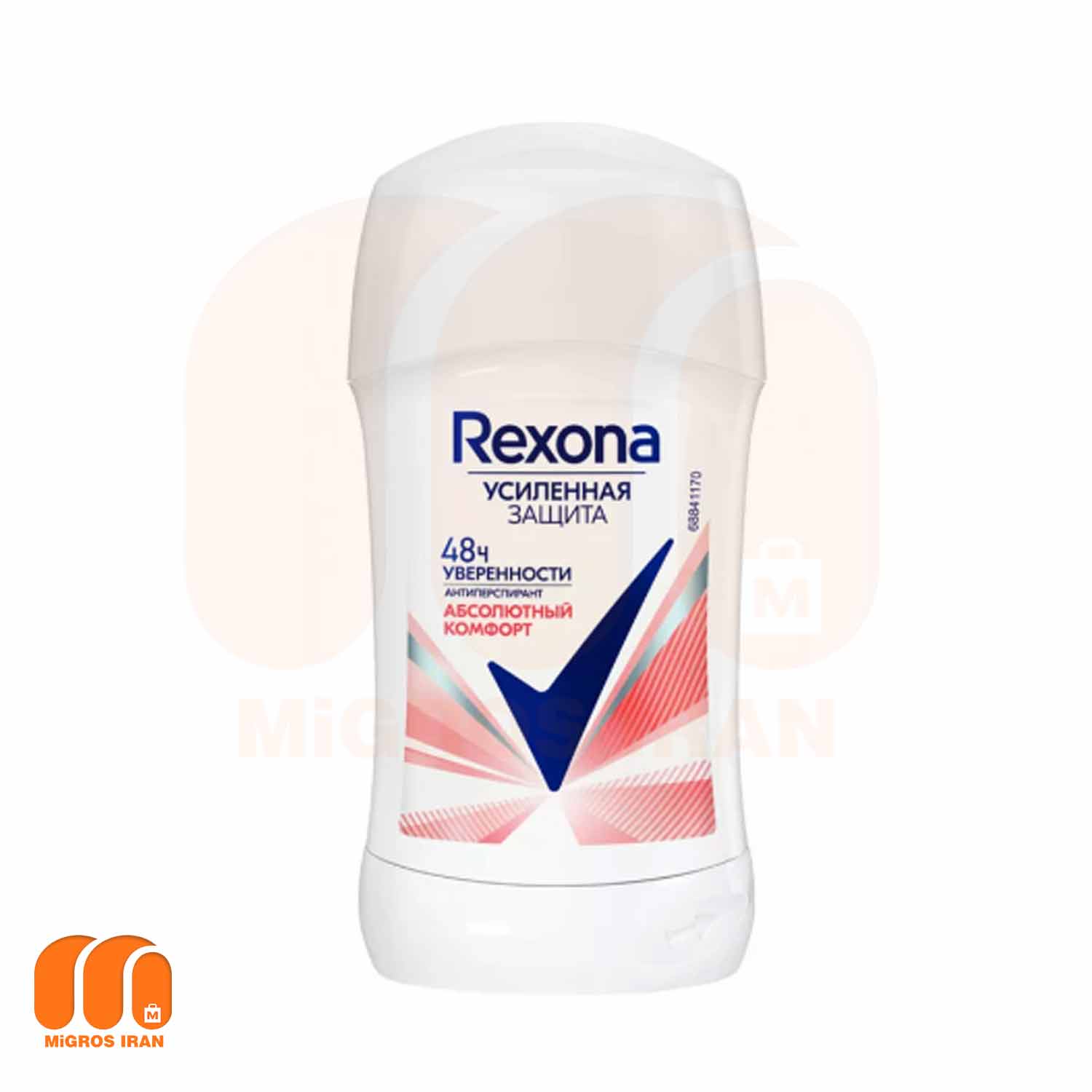 استیک ضد تعریق زنانه رکسونا Rexona مدل Absolute Comfort حجم 40 میل