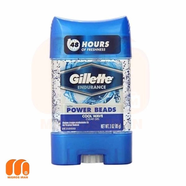 استیک ژله ای ضد تعریق مردانه ژیلت GILLETTE مدل Cool Wave حجم 80 میل