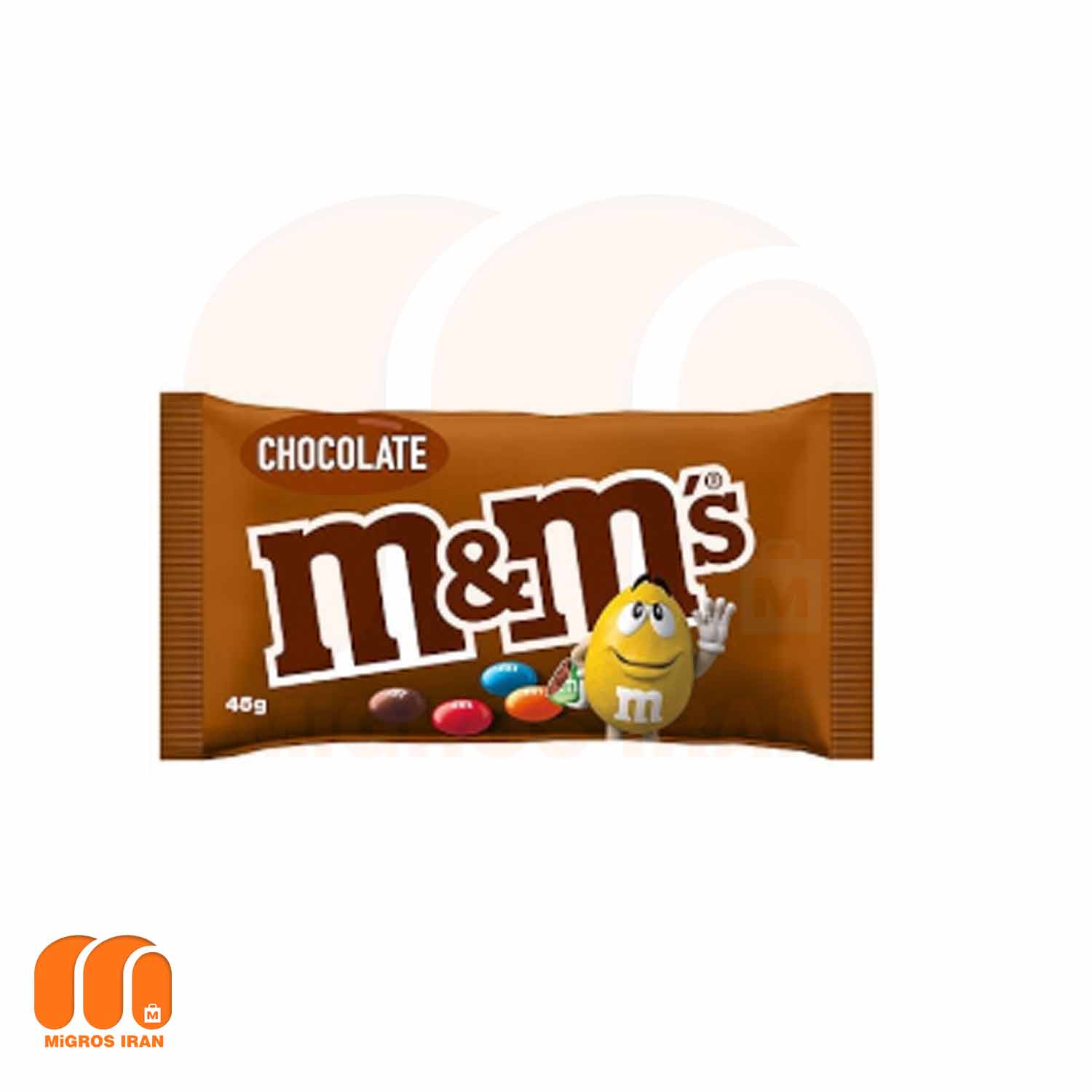 اسمارتیز ام اند امز m&ms با طعم شکلاتی 45 گرم