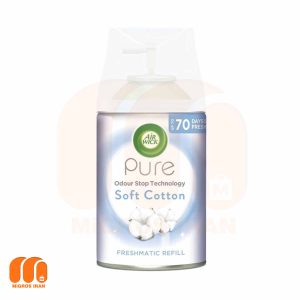 اسپری خوشبو کننده هوا ایرویک airwick soft cotton رایحه پنبه تازه 250 میل