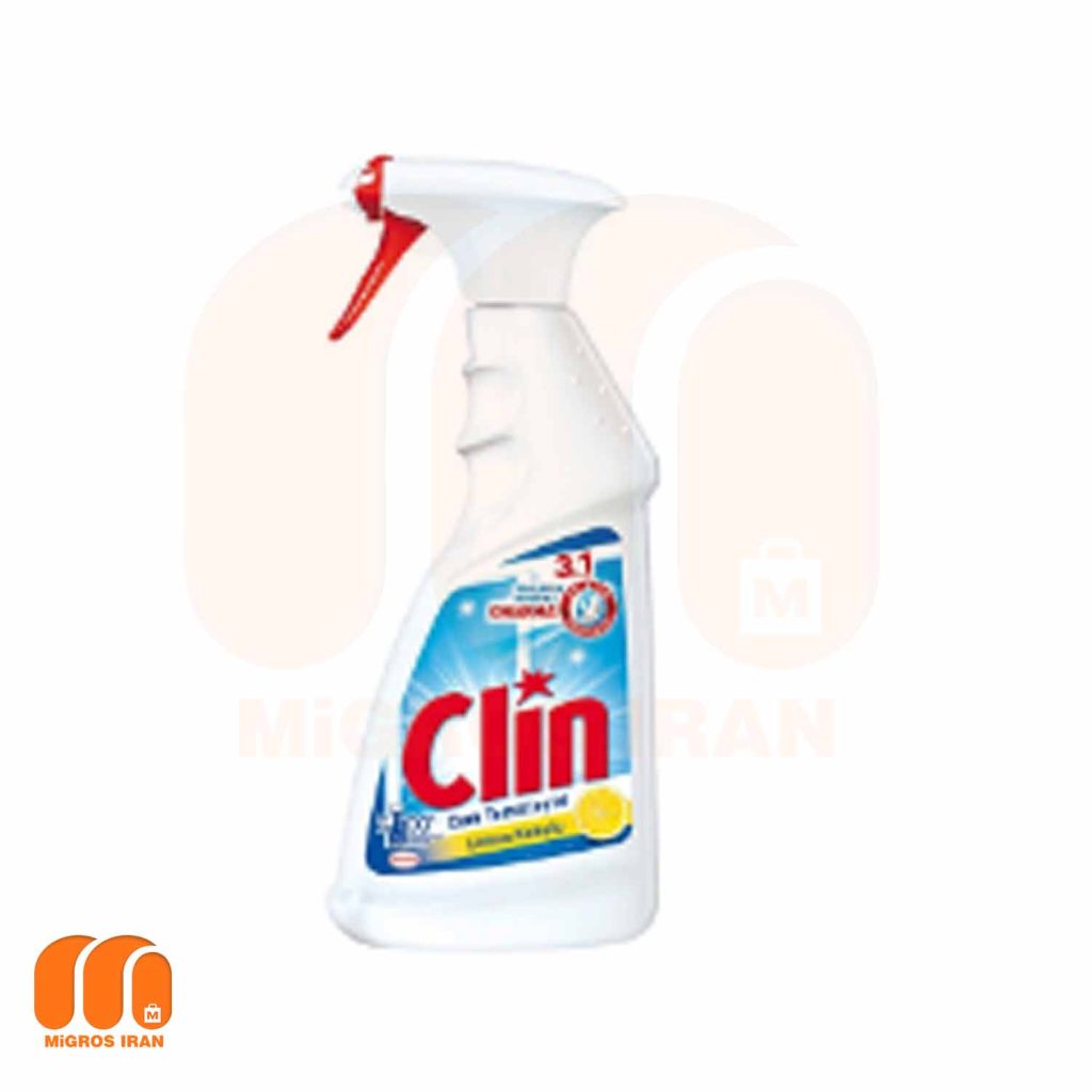 اسپری شیشه پاک کن کلین Clean با رایحه لیمو 500 میل