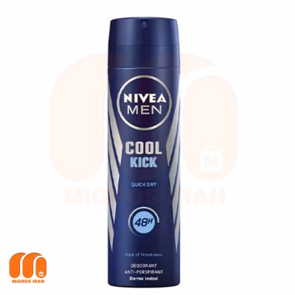 اسپری ضد تعریق مردانه نیوآ Nivea مدل cool kick حجم 200 میل