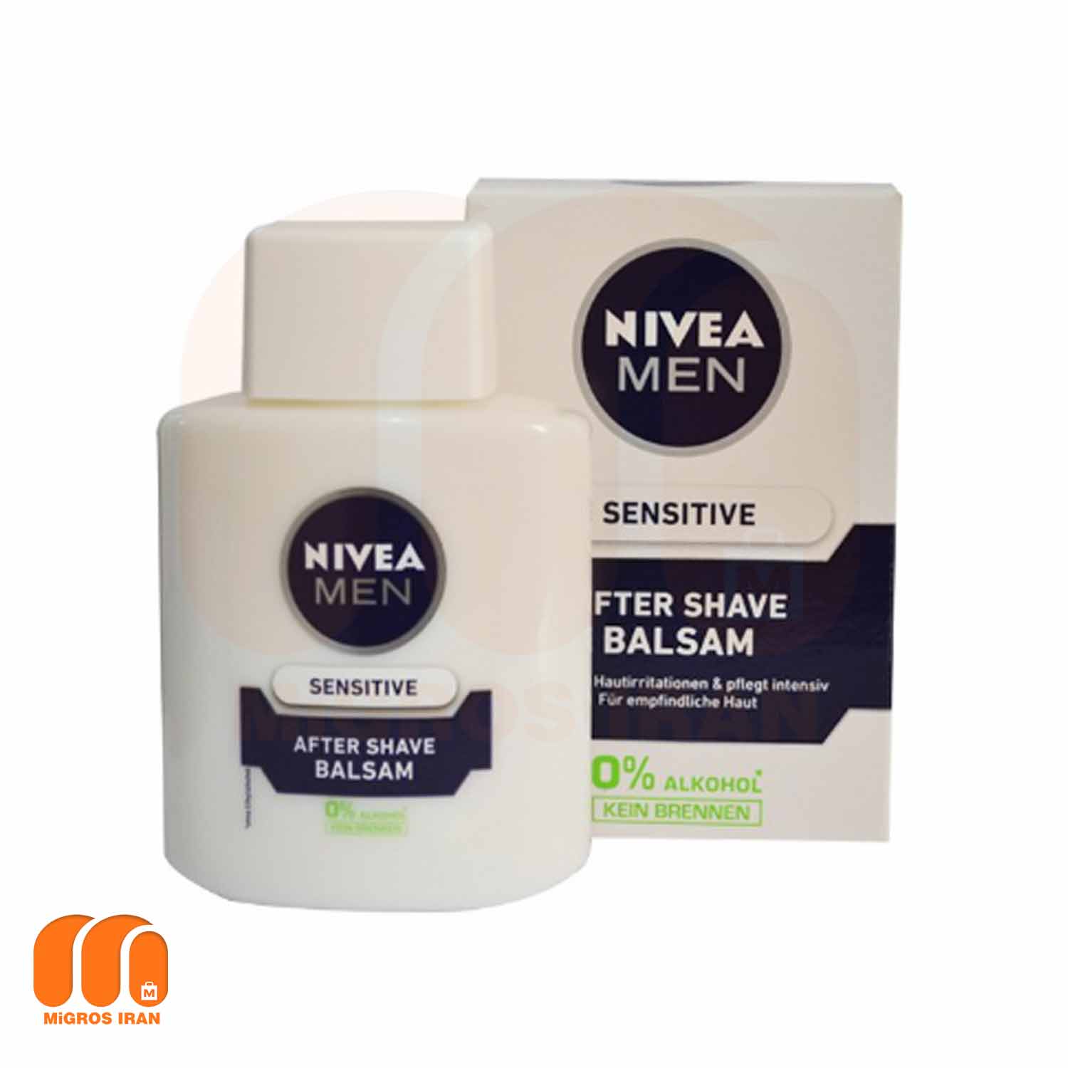 افتر شیو مردانه نیوا NIVEA مدل Sensitive مناسب پوست حساس 100 میل