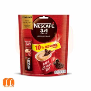 افی ميکس 3 در 1 نسکافه NESCAFE مدل ARADA ORIGINAL بسته 10عددی