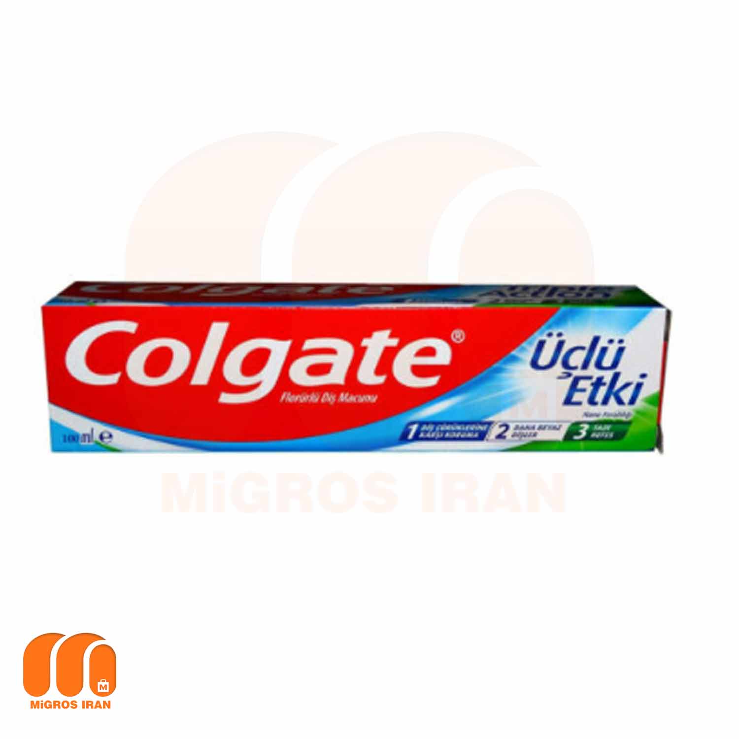 خمیر دندان 3 کاره کلگیت Colgate حجم 100 میل