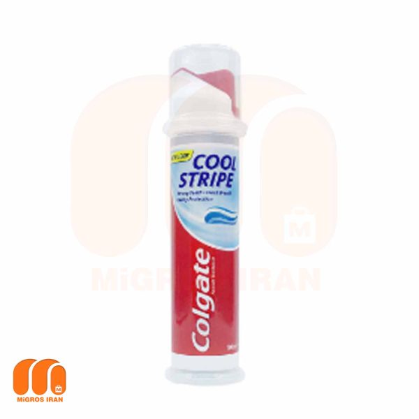 دندان سفید کننده کلگیت Colgate مدل Cool Stripe حجم 100 میل