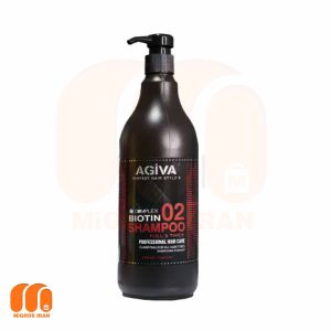 شامپو سر آگیوا Agiva مدل Biotin 02 حجم 1000 میل