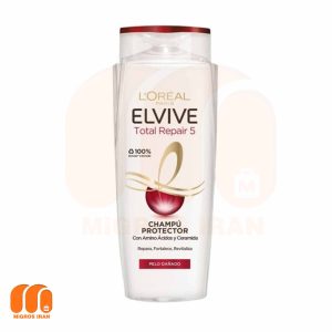 شامپو لورآل تقویت کننده مو های آسیب دیده ELVIVE TOTAL REPAIR5 حجم 700 میل