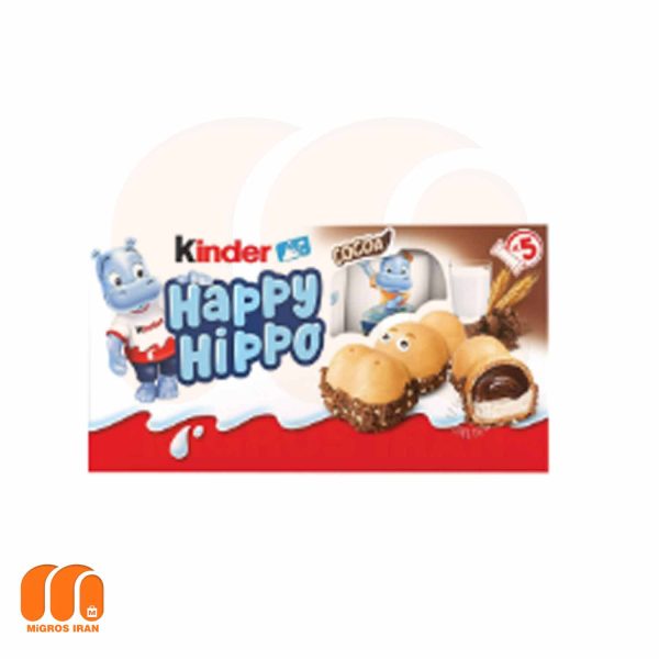 شکلات کیندر Kinder مدل Happy Hippo با طعم کاکائویی 103 گرم