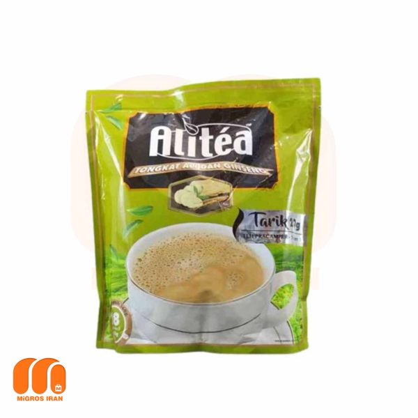 شیر چای علی تی لاته Ali Tea Latte جینسینگ دار بسته 18 عددی