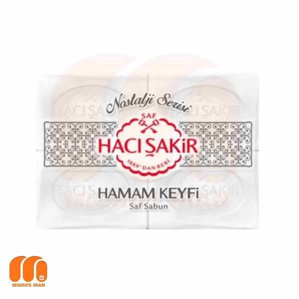 صابون حاجی شاکر Haci Sakir مدل Hamam Keyfi بسته 4 عددی