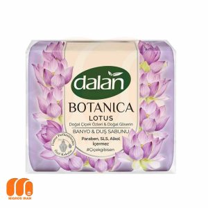 صابون دالان dalan عصاره گلیسیرین و گل لوتوس تعداد 4 عددی