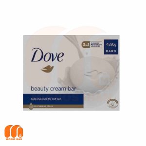 صابون داو Dove مدل Beauty Cream Bar بسته 4 عددی