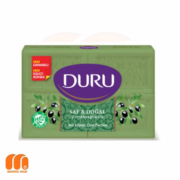 صابون دورو Duru حاوی روغن زیتون بسته 4 عددی