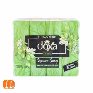 صابون دوکسا Doxa حاوی عصاره روغن زیتون 4 عددی