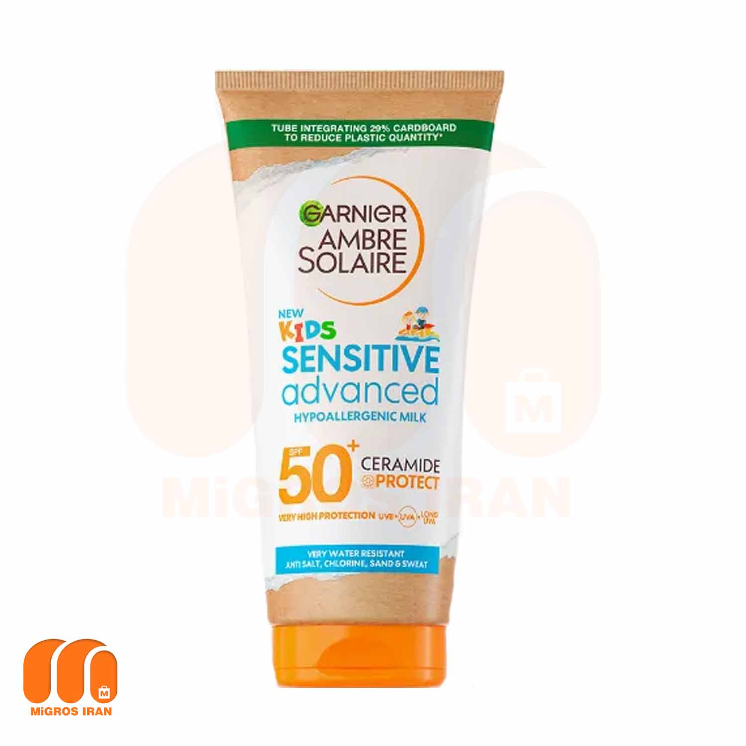 ضد آفتاب کودک گارنیر SPF50 مدل SENSITIVE ADVANCED حجم 175 میل