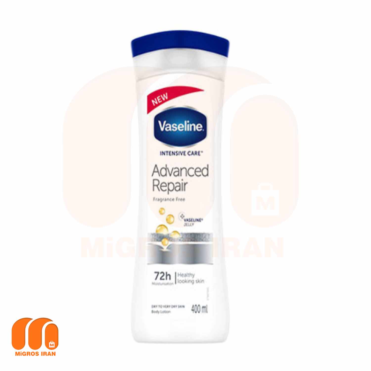 لوسيون بدن وازلين Vaseline مدل advance repair حجم 400 میل