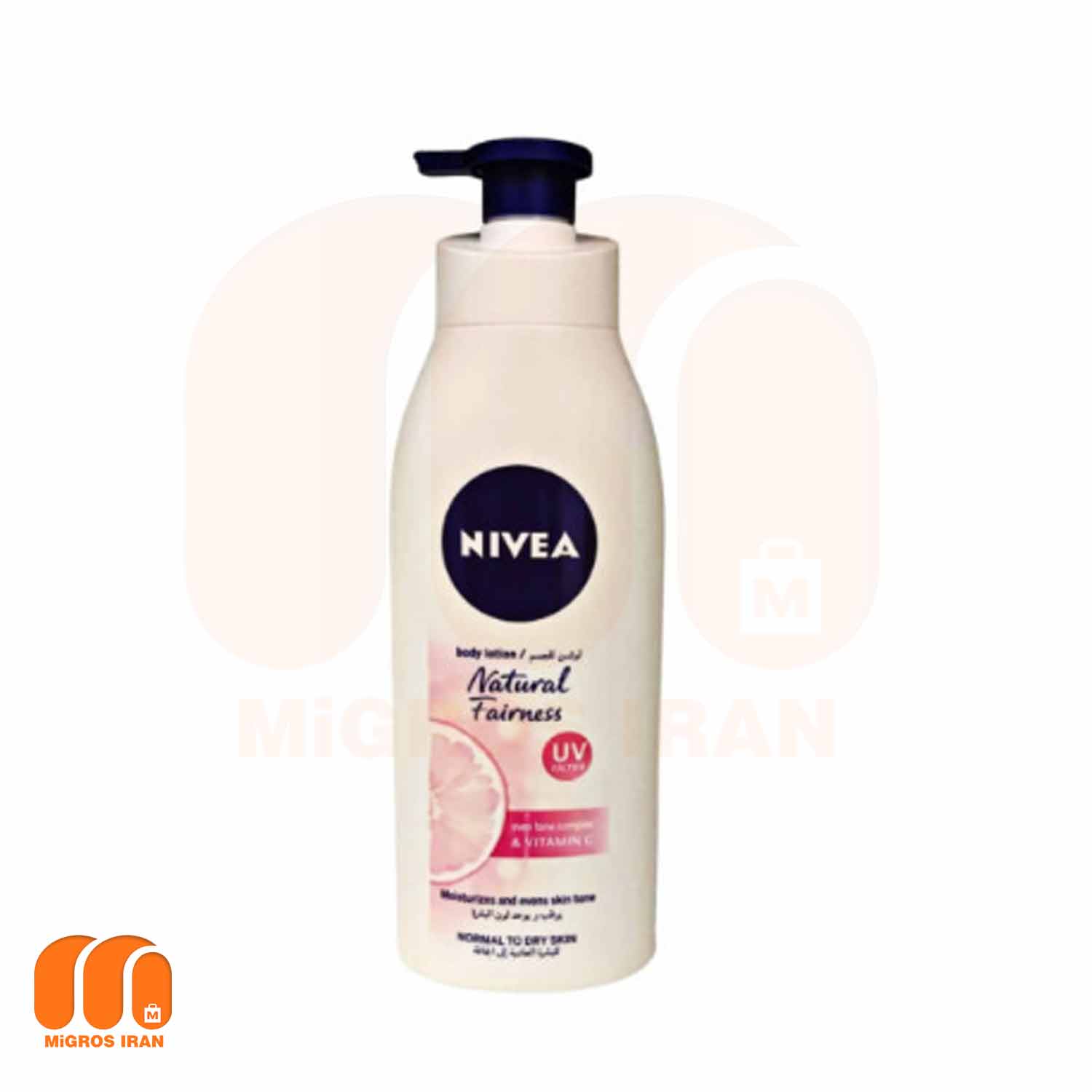 لوسیون بدن نیوآ Nivea مدل Natural Fairness مناسب انواع پوست 400 میل