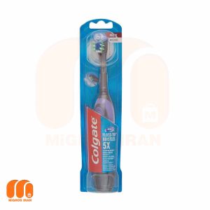 مسواک باتری دار کلگیت Colgate مدل FLOSS_TIP BRISTLES 5X با برس متوسط