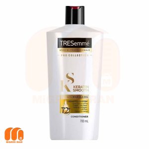 نرم کننده مو ترزمه Tresemme مدل Keratin Smooth حاوی کراتیه مناسب انواع مو 700 میل