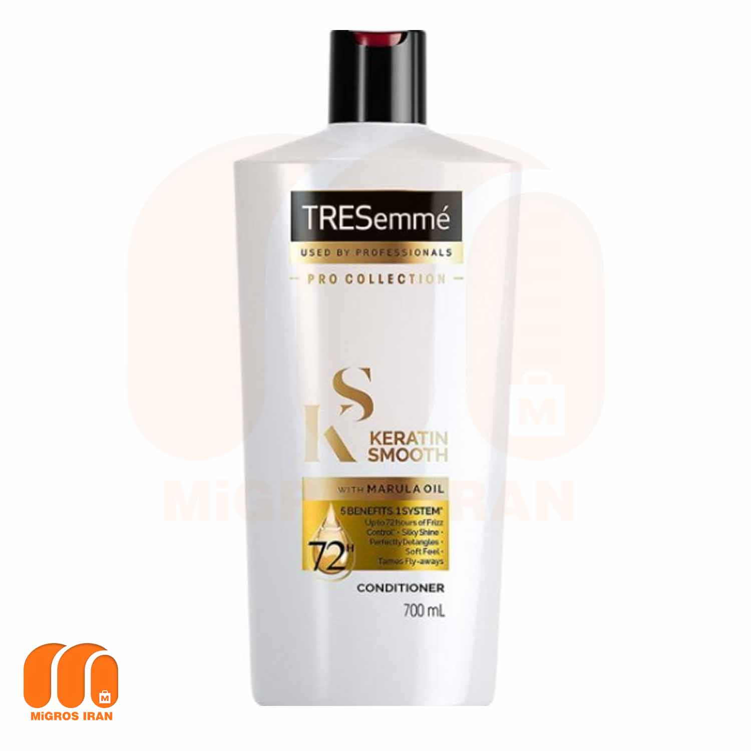 نرم کننده مو ترزمه Tresemme مدل Keratin Smooth حاوی کراتیه مناسب انواع مو 700 میل